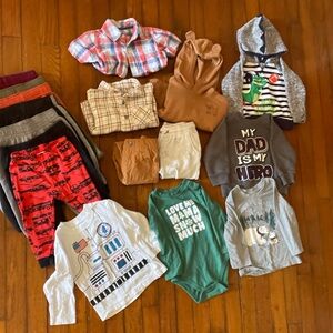 12 Month Old Clothes Bundle. Mostly fall/winter.